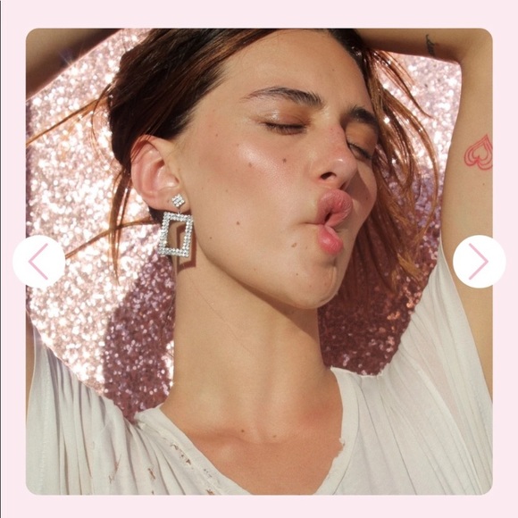 NWT Frasier Sterling Sweet and Sour cubic zirconia silver accent dangly earrings - Picture 4 of 10